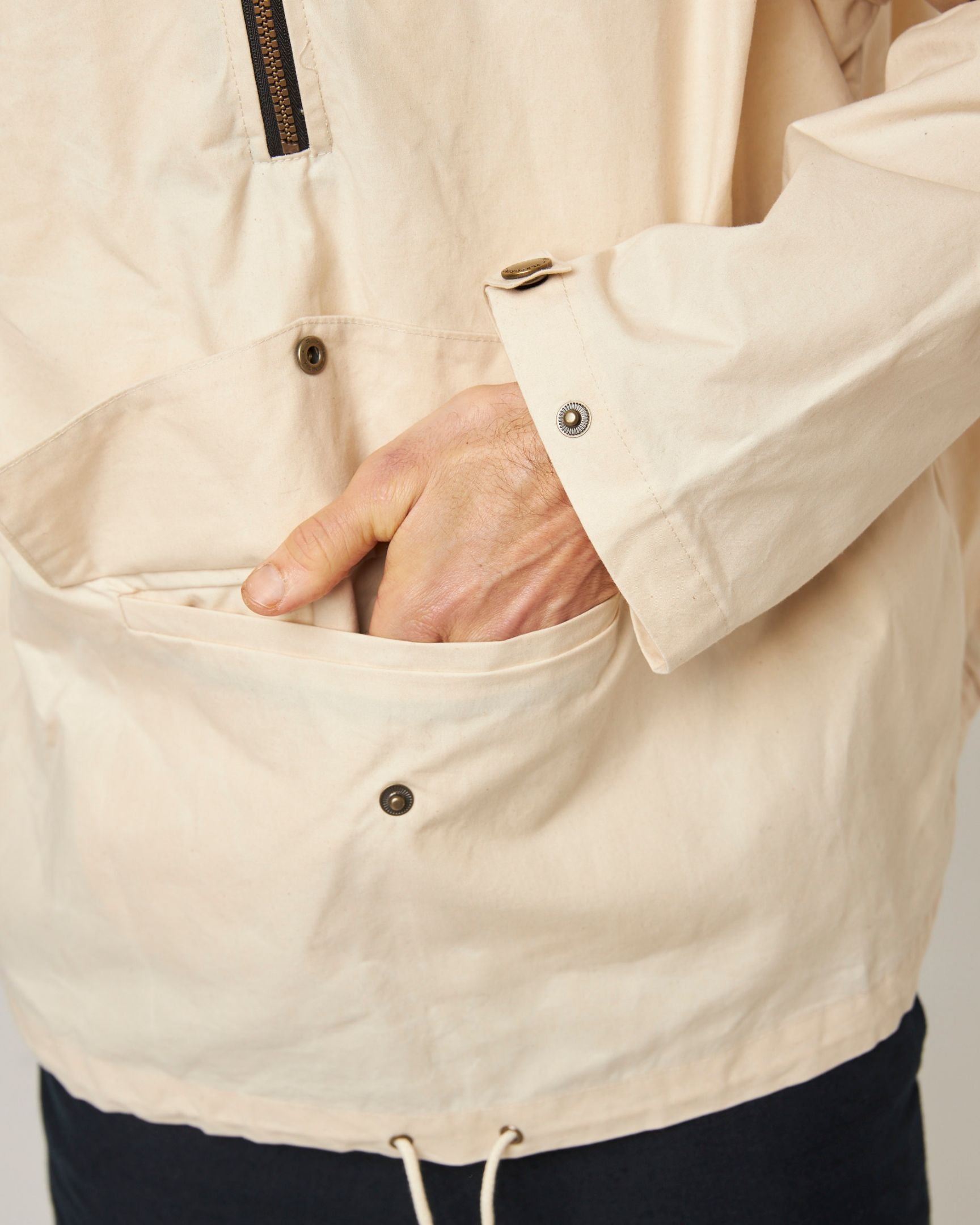 Image of model wearing Holkham Cagoule . 