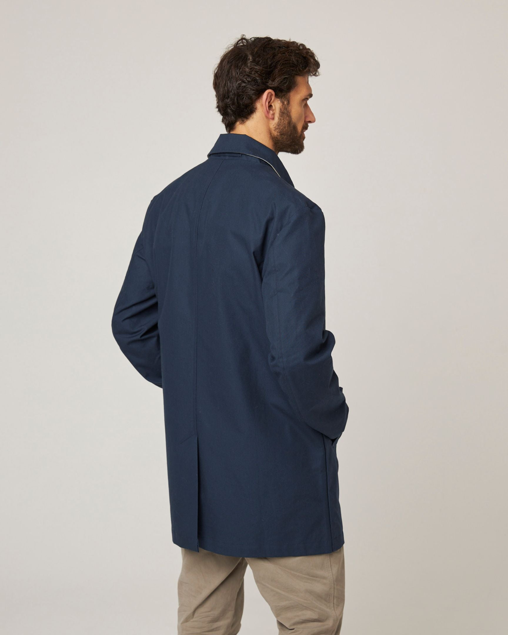 Image of model wearing Holkham Trench Coat . 