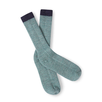 Image of model wearing Boot Socks. Small - UK4-7/ Large - UK 8-12