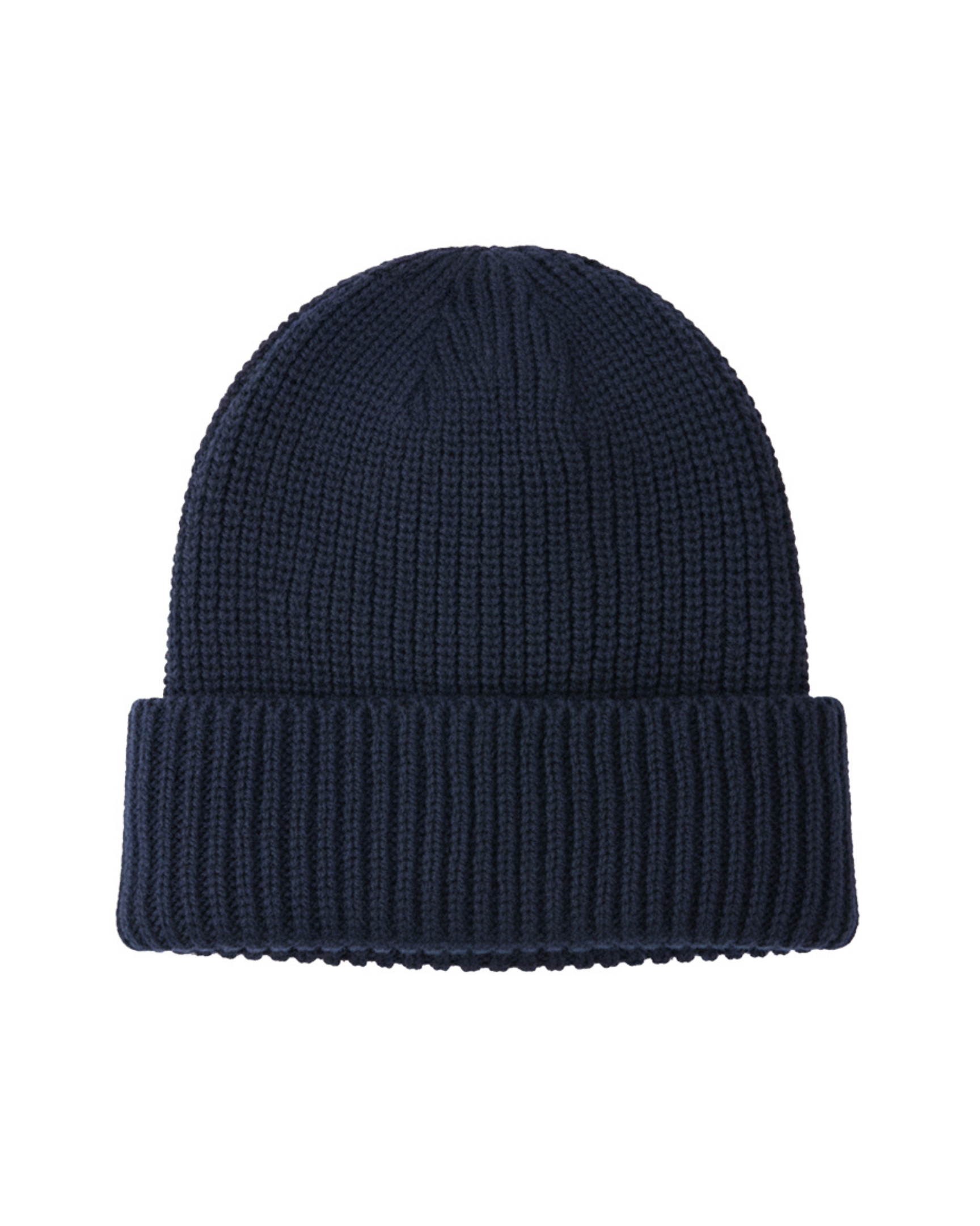 Image of model wearing Porter Ribbed Beanie. One Size 