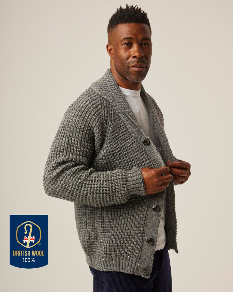 Waffle Shawl Cardigan – Peregrine Clothing